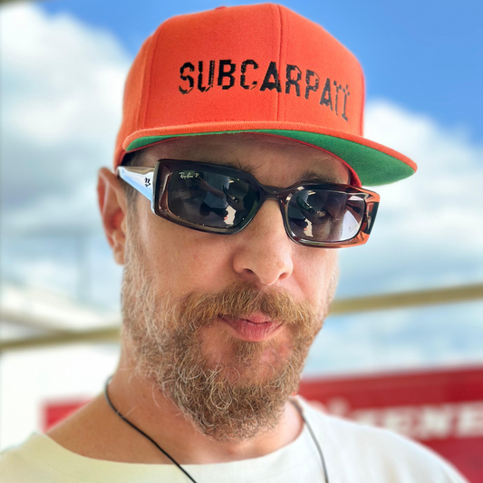 SUBCARPATI Orange Snapback Cap